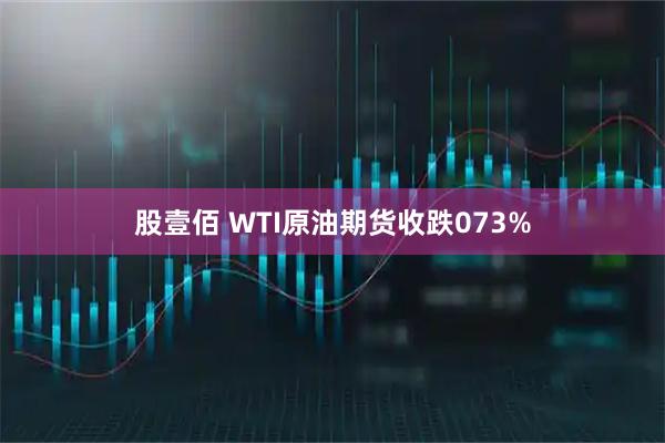 股壹佰 WTI原油期货收跌073%