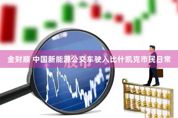 金财顺 中国新能源公交车驶入比什凯克市民日常